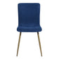 Dining Chairs Fabric Upholstered Metal Legs Scargill