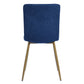 Dining Chairs Fabric Upholstered Metal Legs Scargill