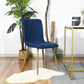 Dining Chairs Fabric Upholstered Metal Legs Scargill