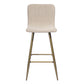 Barstools Fabric Upholstered Golden Legs Bar Stools Scargill