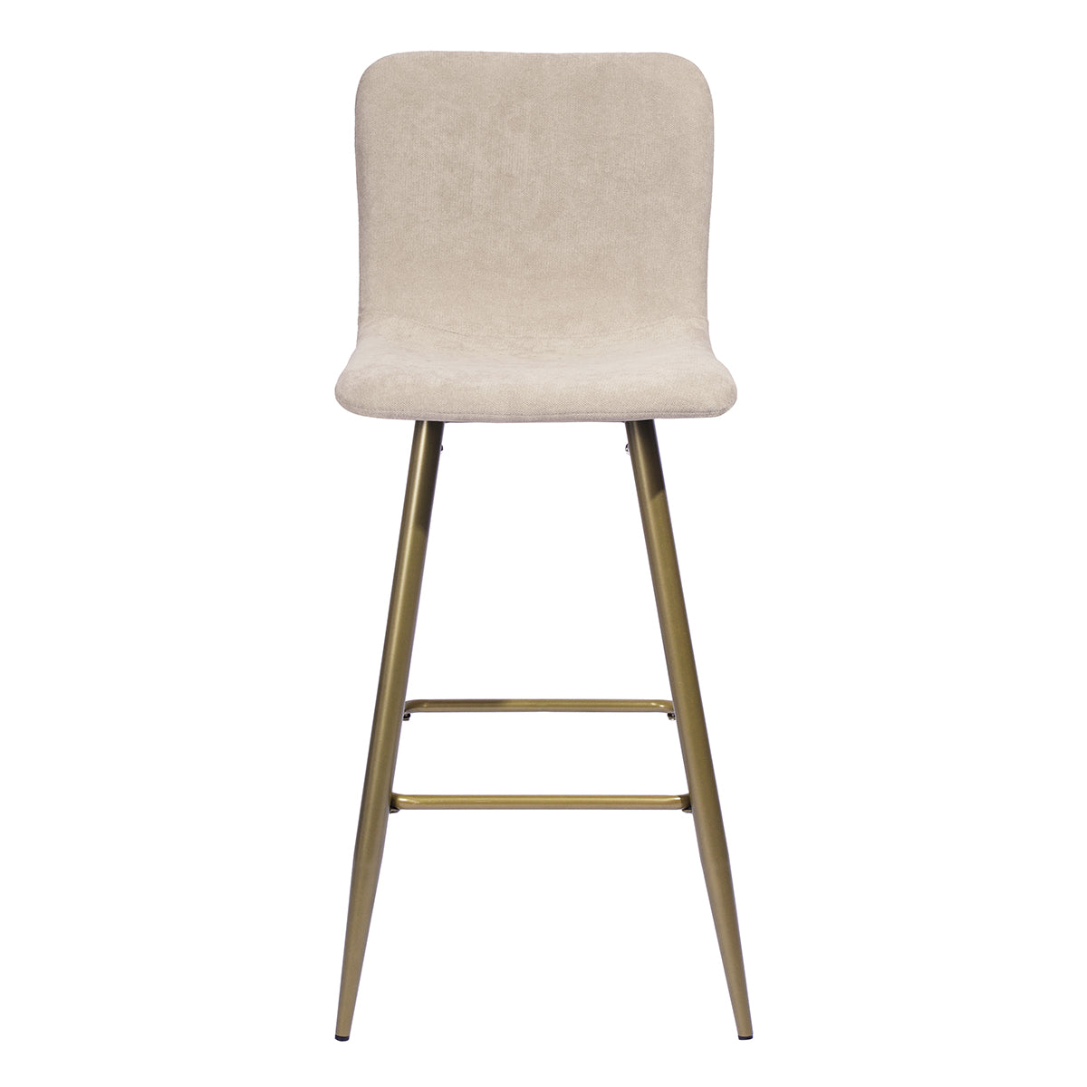 Barstools Fabric Upholstered Golden Legs Bar Stools Scargill