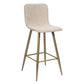 Barstools Fabric Upholstered Golden Legs Bar Stools Scargill