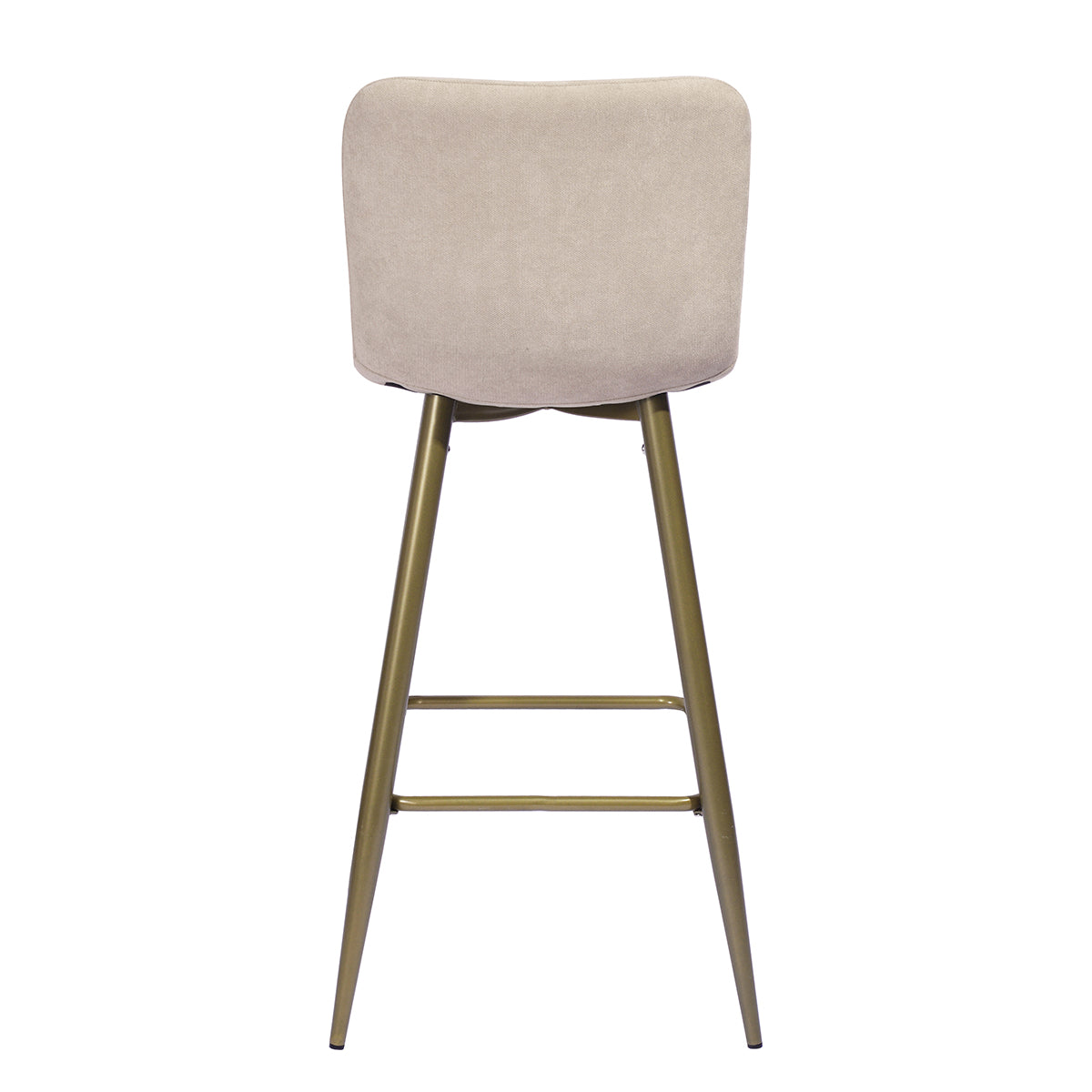 Barstools Fabric Upholstered Golden Legs Bar Stools Scargill