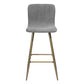 Barstools Fabric Upholstered Golden Legs Bar Stools Scargill