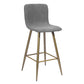 Barstools Fabric Upholstered Golden Legs Bar Stools Scargill