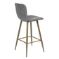 Barstools Fabric Upholstered Golden Legs Bar Stools Scargill