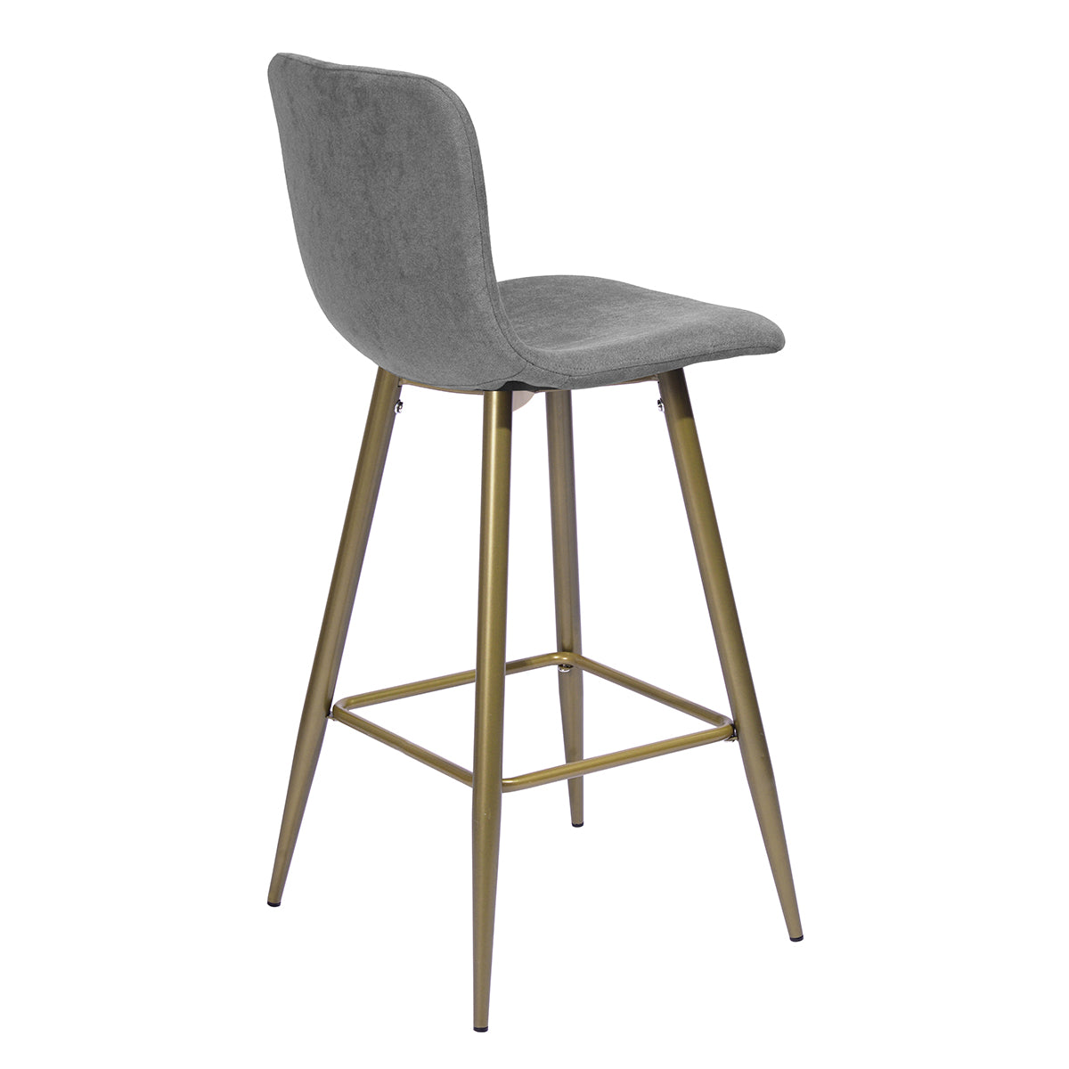 Barstools Fabric Upholstered Golden Legs Bar Stools Scargill