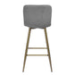 Barstools Fabric Upholstered Golden Legs Bar Stools Scargill