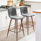 Barstools Fabric Upholstered Golden Legs Bar Stools Scargill