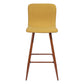 Barstools Fabric Upholstered Golden Legs Bar Stools Scargill