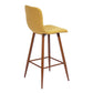 Barstools Fabric Upholstered Golden Legs Bar Stools Scargill