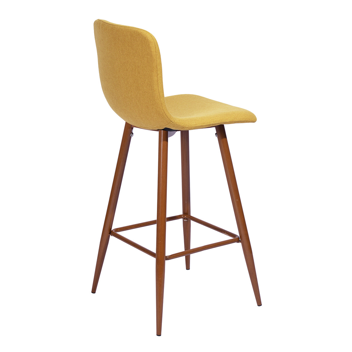Barstools Fabric Upholstered Golden Legs Bar Stools Scargill