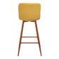 Barstools Fabric Upholstered Golden Legs Bar Stools Scargill