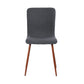Dining Chairs Fabric Upholstered Metal Legs Scargill