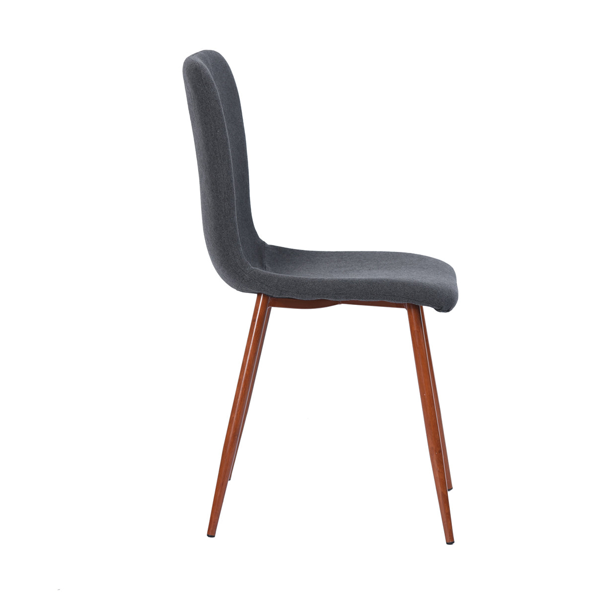 Dining Chairs Fabric Upholstered Metal Legs Scargill
