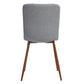 Dining Chairs Fabric Upholstered Metal Legs Scargill