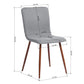 Dining Chairs Fabric Upholstered Metal Legs Scargill