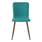 Dining Chairs Fabric Upholstered Metal Legs Scargill