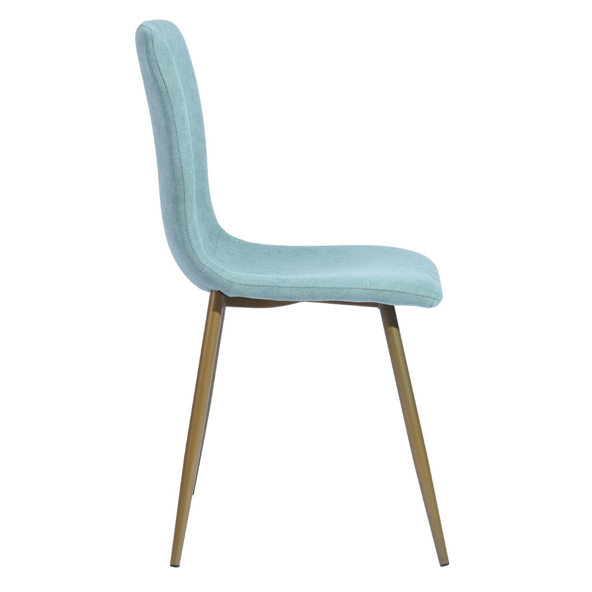 Dining Chairs Fabric Upholstered Metal Legs Scargill