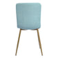Dining Chairs Fabric Upholstered Metal Legs Scargill
