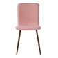Dining Chairs Fabric Upholstered Metal Legs Scargill