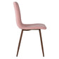 Dining Chairs Fabric Upholstered Metal Legs Scargill