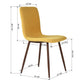 Dining Chairs Fabric Upholstered Metal Legs Scargill