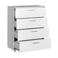 Newline Drawer Chest W/ Four Drawers White SFN