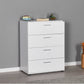 Newline Drawer Chest W/ Four Drawers White SFN