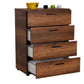 Newline Drawer Chest W/ Four Drawers Oslo Walnut SFN