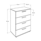 Newline Drawer Chest W/ Four Drawers Sonoma SFN