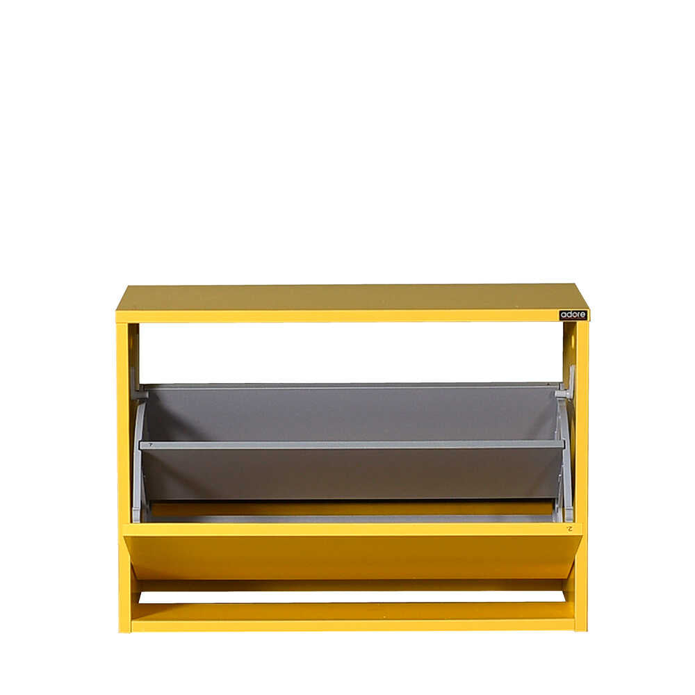 Shoe Cabinet W/ Shoe Storage Yellow SHC