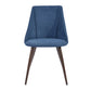 Dining Chairs Fabric Upholstered Metal Legs Smeg