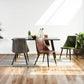Dining Chairs Velvet Upholstered Metal Legs Smeg