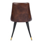 Dining Chairs Velvet Upholstered Metal Legs Smeg