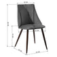 Dining Chairs Velvet Upholstered Metal Legs Smeg