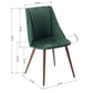 Dining Chairs Velvet Upholstered Metal Legs Smeg