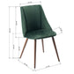 Dining Chairs Velvet Upholstered Metal Legs Smeg