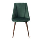 Dining Chairs Velvet Upholstered Metal Legs Smeg