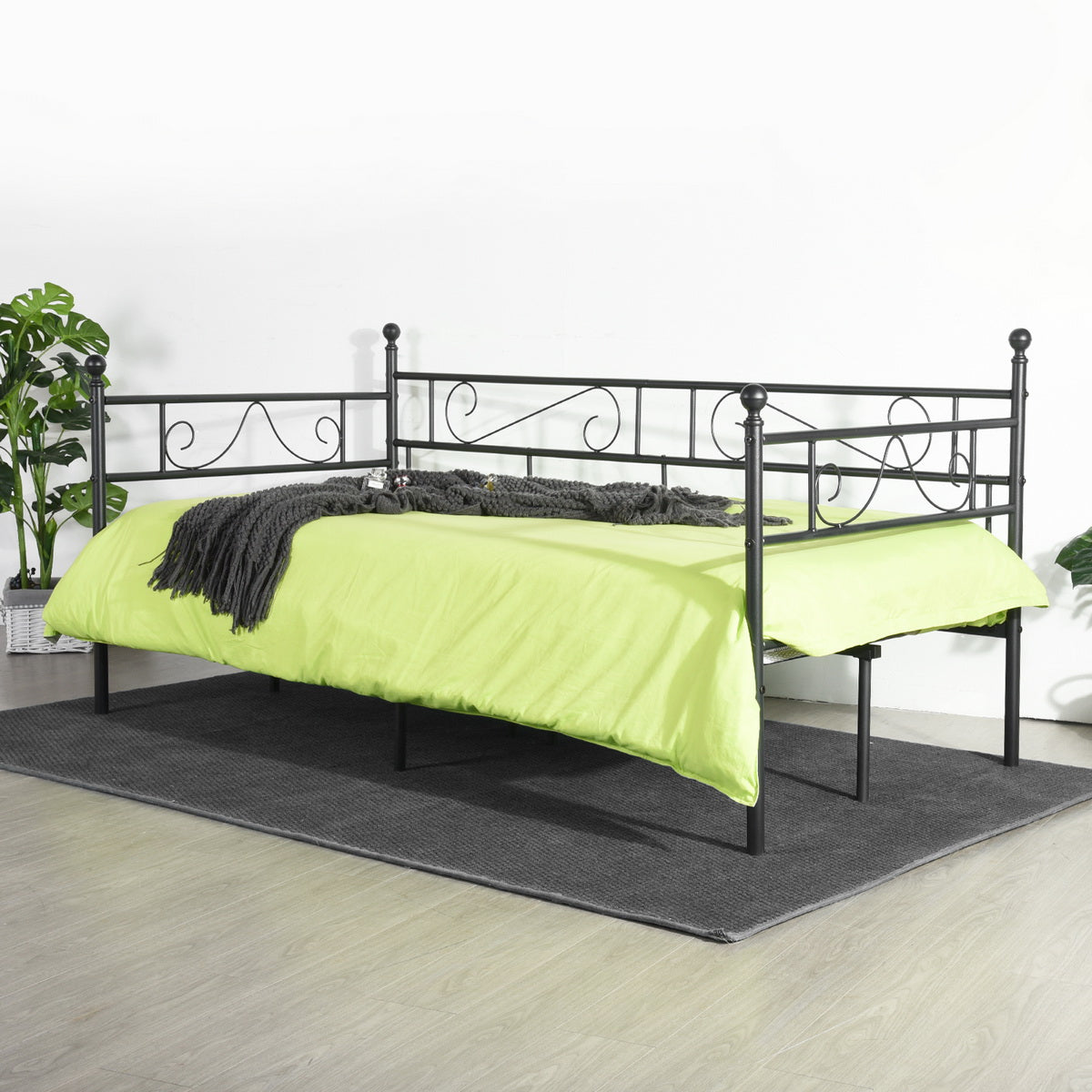 Single Bed Metal Bed Frame Sorosis
