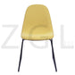 Dining Chairs Velvet Upholstered U Shaped Metal Legs Suva