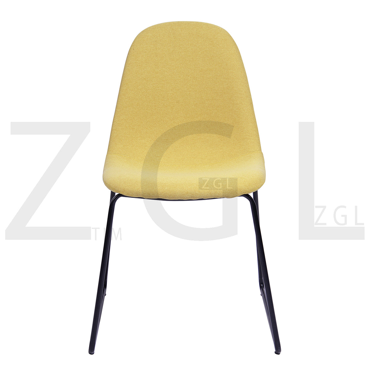 Dining Chairs Velvet Upholstered U Shaped Metal Legs Suva