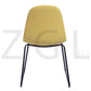 Dining Chairs Velvet Upholstered U Shaped Metal Legs Suva