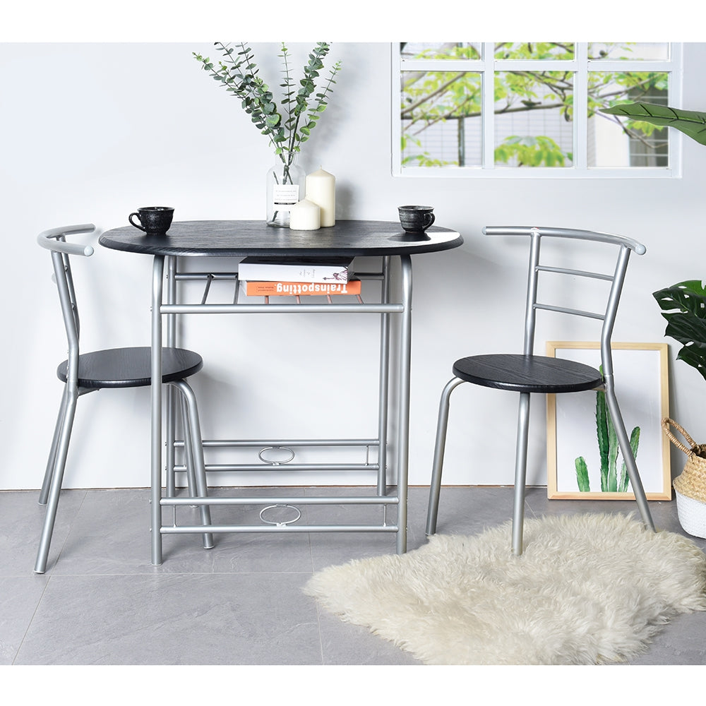 Set of 3 Breakfast Set 1 Table with Chairs Dining Tate