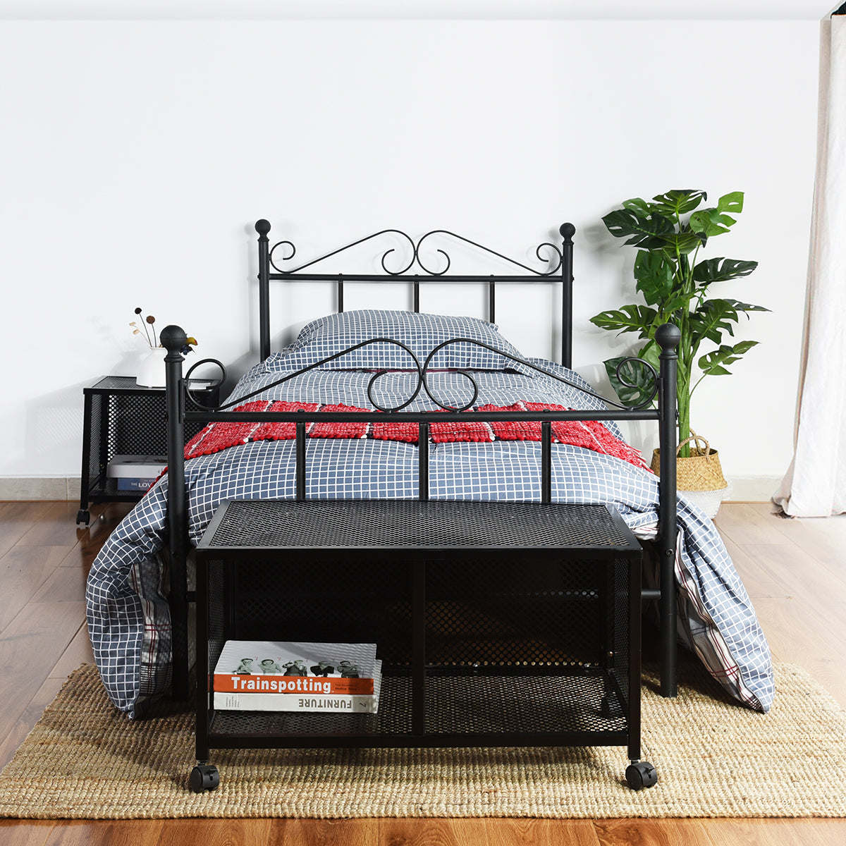 Single Bed Metal Bed Frame Tiki
