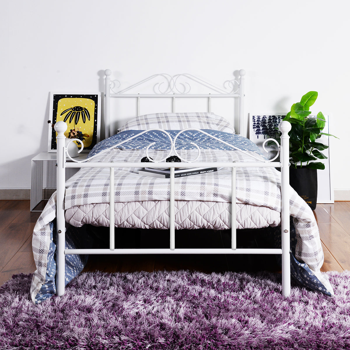 Single Bed Metal Bed Frame Tiki