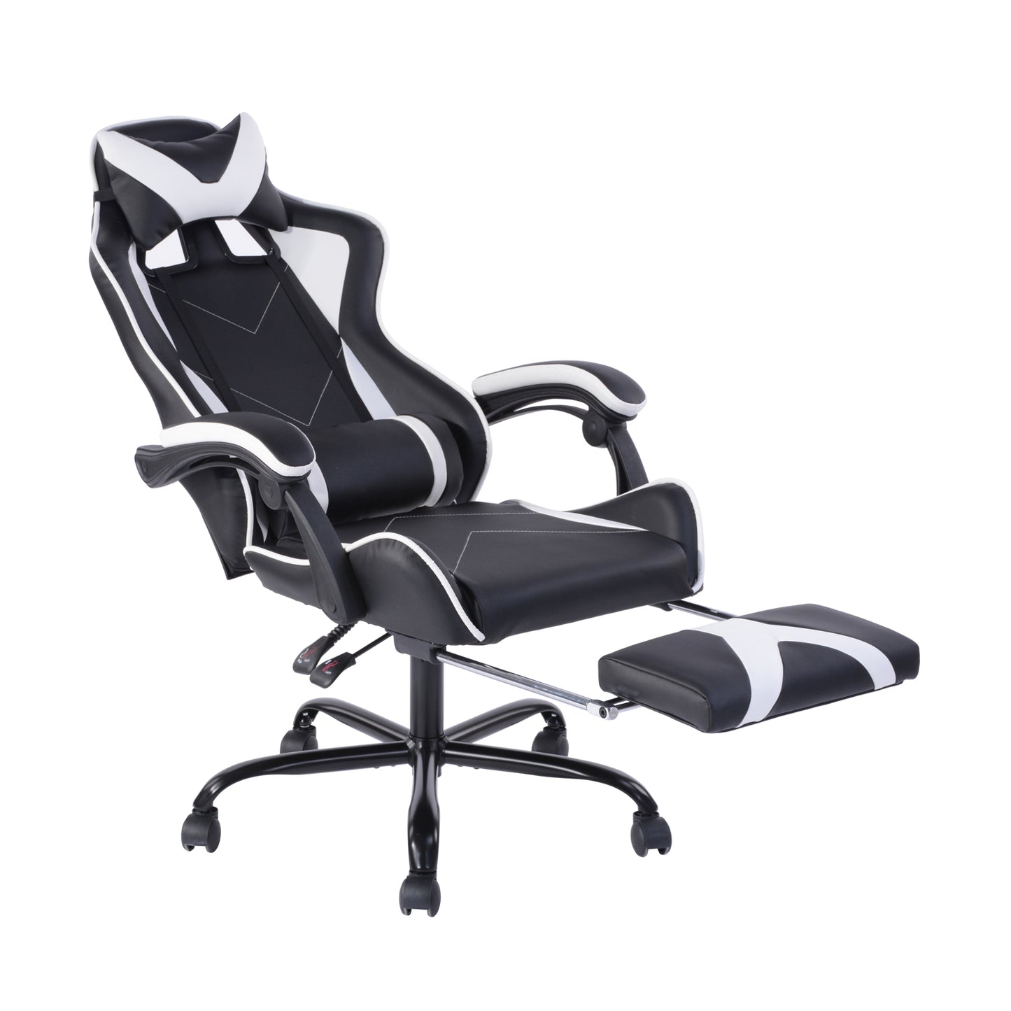 Gaming Chair Racing Office Chair Recliner Swivel Rocker with Headrest and Lumbar Pillow Todd