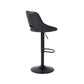 Barstools Suede Upholstered Swivel Height Adjustable Bar Stools Torin