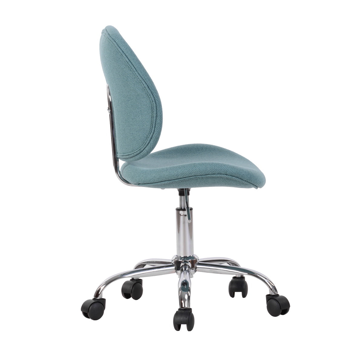 Fabric Upholstered Swivel Ergonomic Home Office Chair Towns