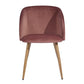 Dining Chairs Velvet Upholstered Metal Legs Ynez